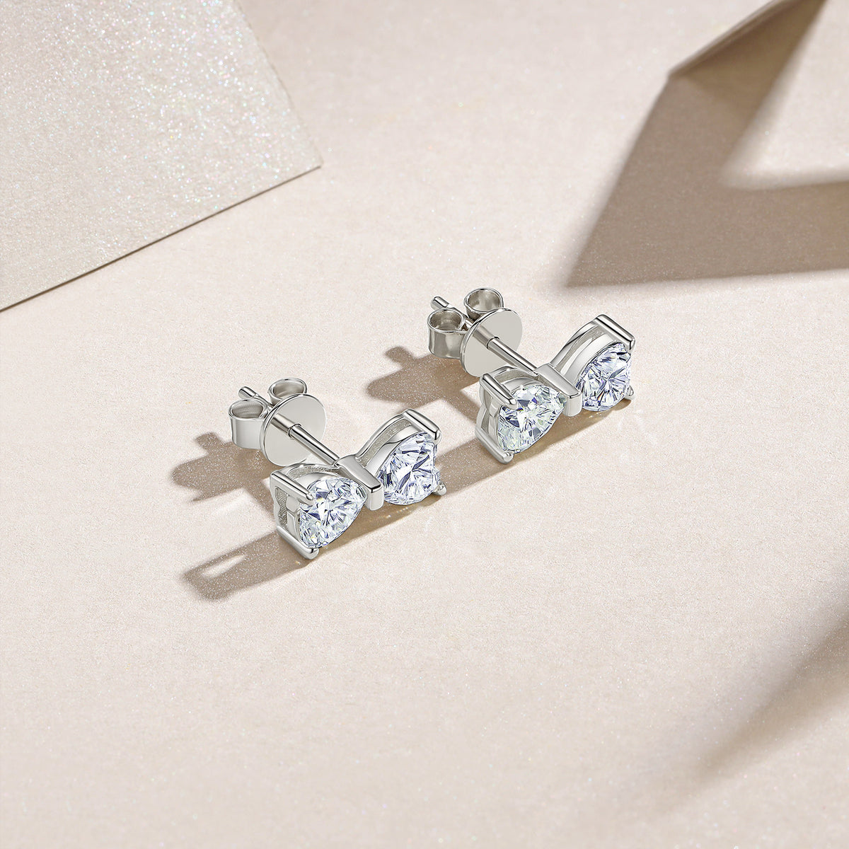 Parure cœur en moissanite S925 — Édition Signature — image 2