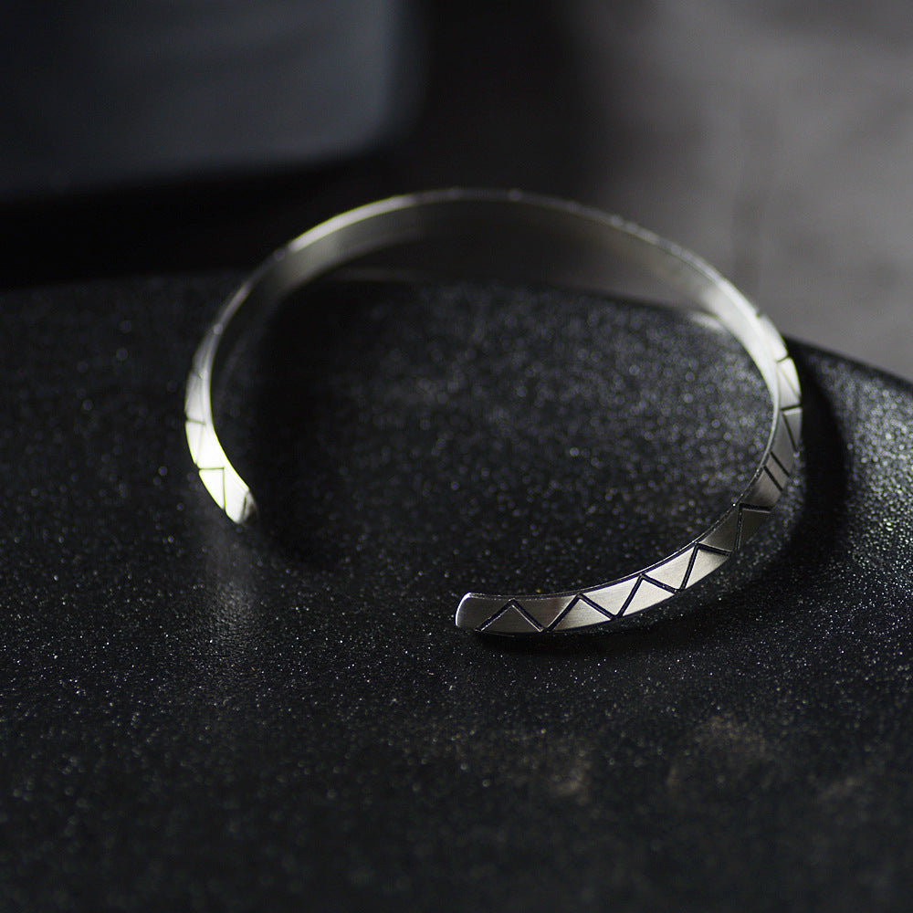 Bracelet manchette en acier — Édition Brut — image 5