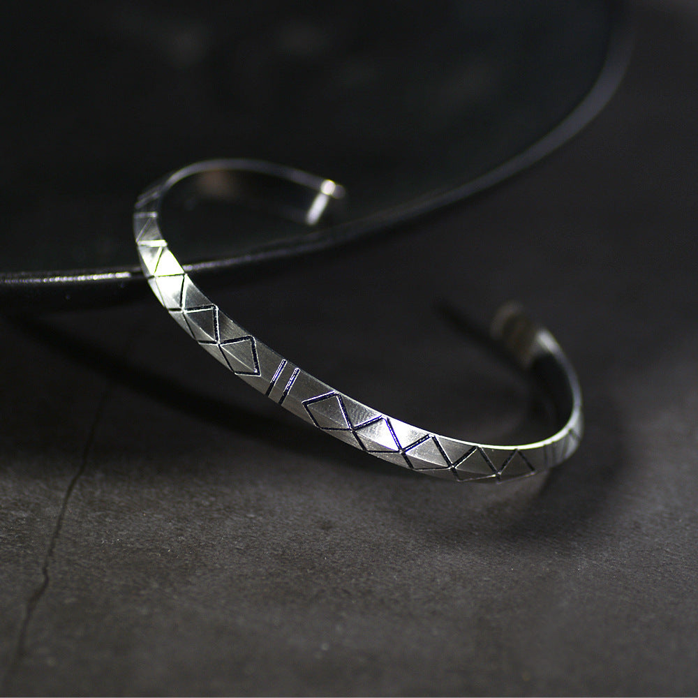 Bracelet manchette en acier — Édition Brut — image 2