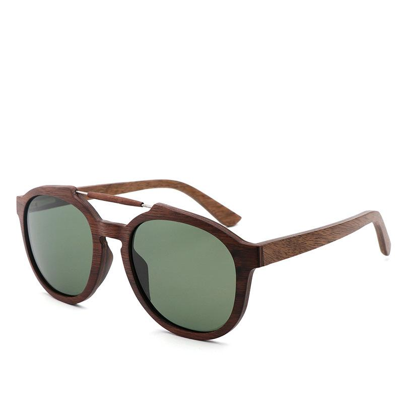 Lunettes de soleil en bois de bambou — vue 5