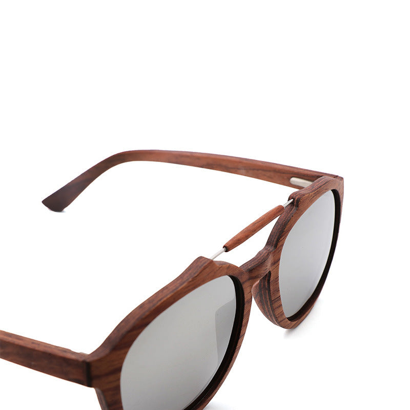 Lunettes de soleil en bois de bambou — vue 7