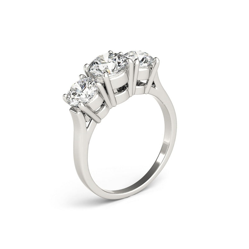Bague solitaire en argent 925 — Zircon 1 ct — image 5
