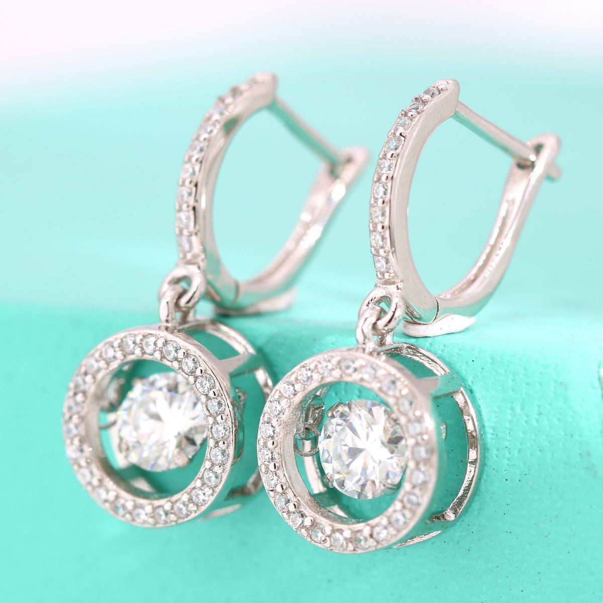 Boucles d’oreilles en moissanite S925 — Édition Éclat — image 4