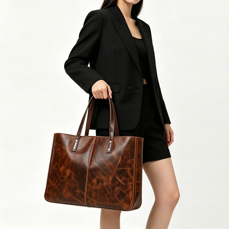 Sac bandoulière en cuir véritable — Édition Héritage — image 1