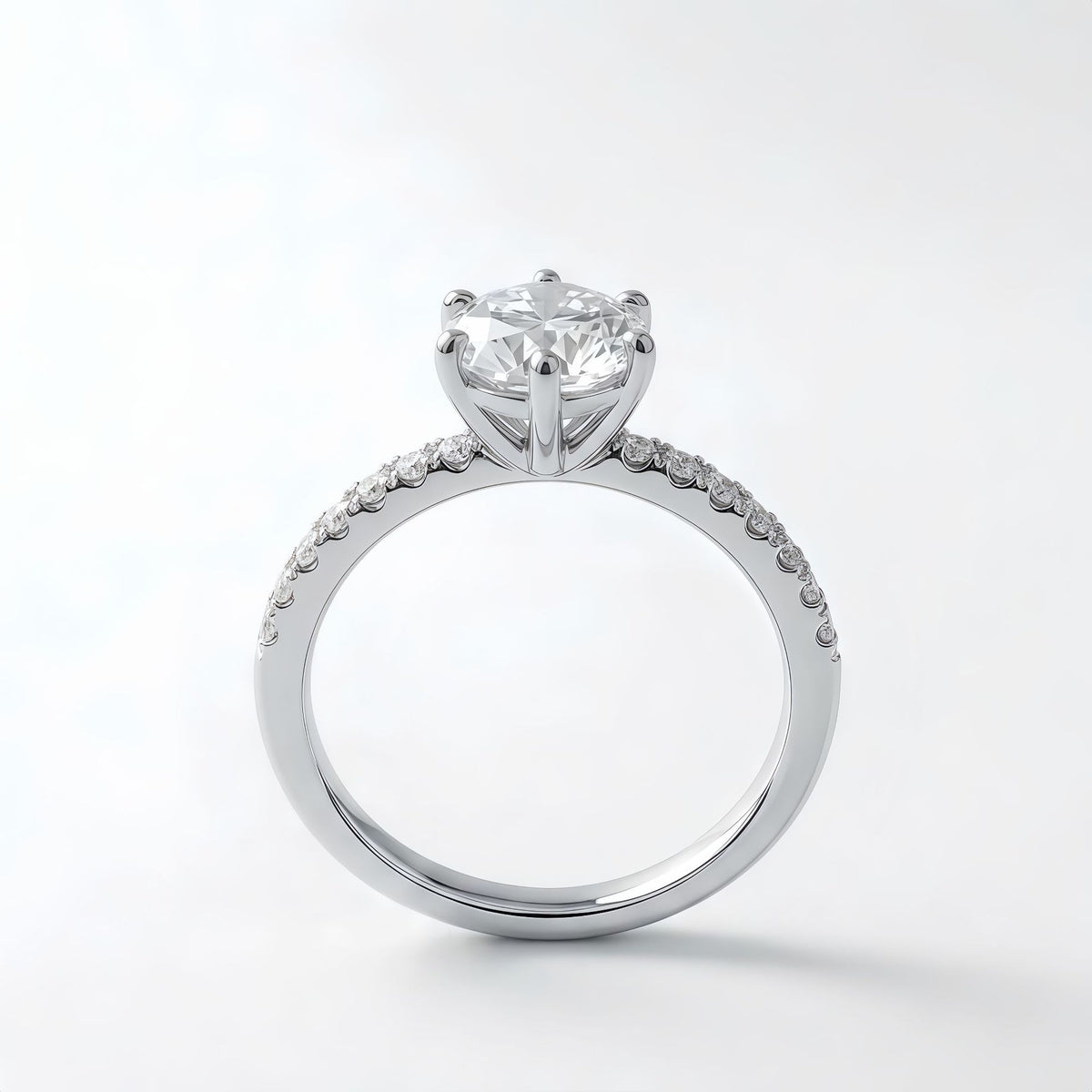 Bague œil de cheval en moissanite S925 — image 2