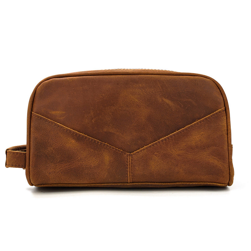 Trousse de toilette en cuir Crazy Horse — Édition Voyage — image 6