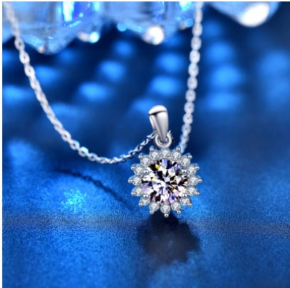 Collier Tournesol en argent 925 — Édition Botanique — image 5