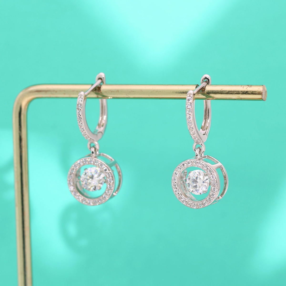 Boucles d’oreilles en moissanite S925 — Édition Éclat — image 3