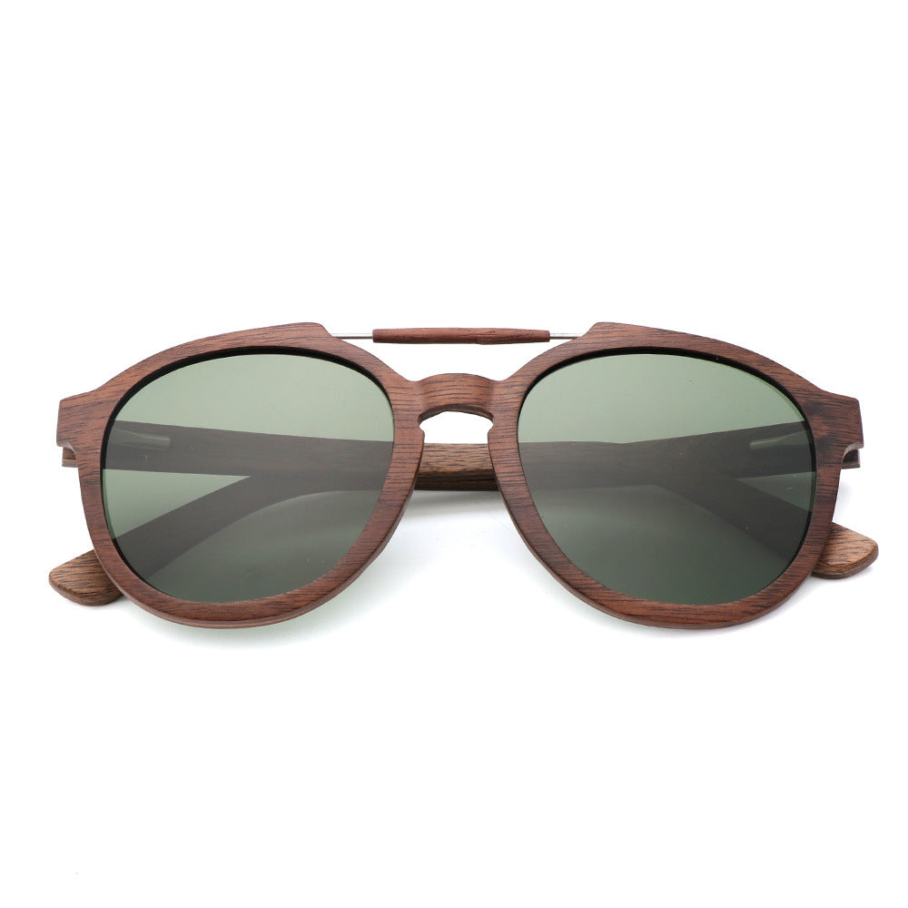 Lunettes de soleil en bois de bambou — vue 6