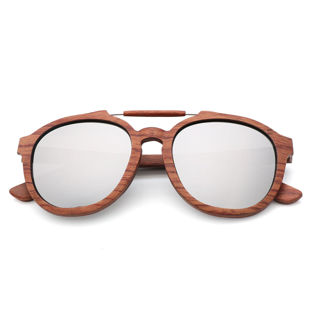Lunettes de soleil en bois de bambou — vue 8