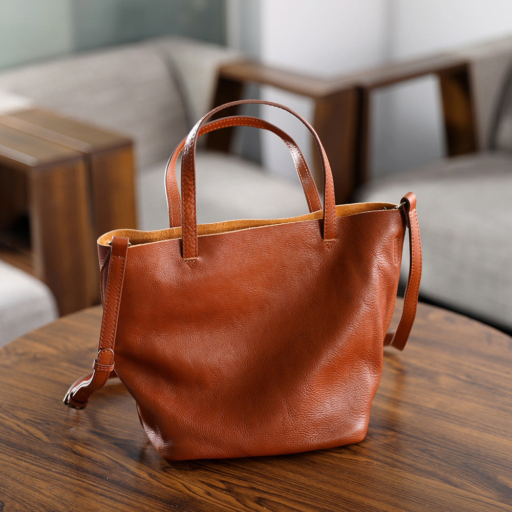 Sac bandoulière femme minimaliste en cuir — vue 3