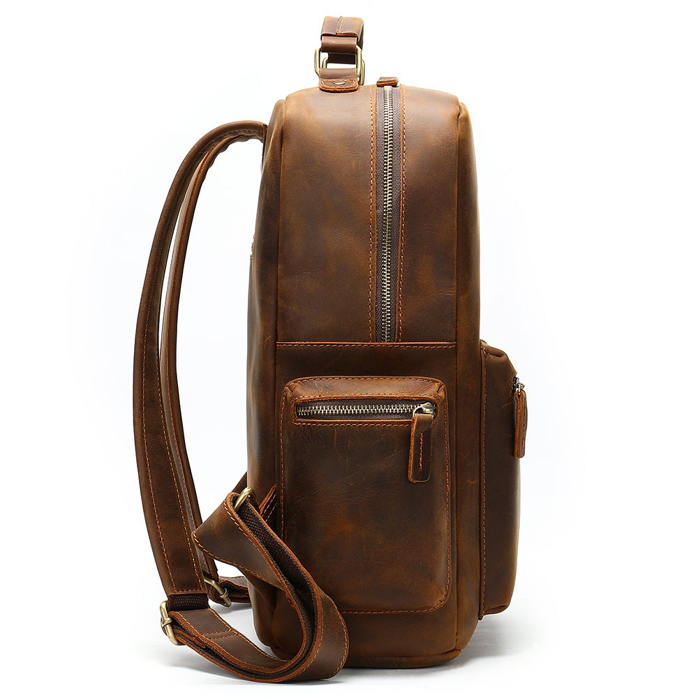 Sac à dos en cuir Crazy Horse — Édition Business — image 5