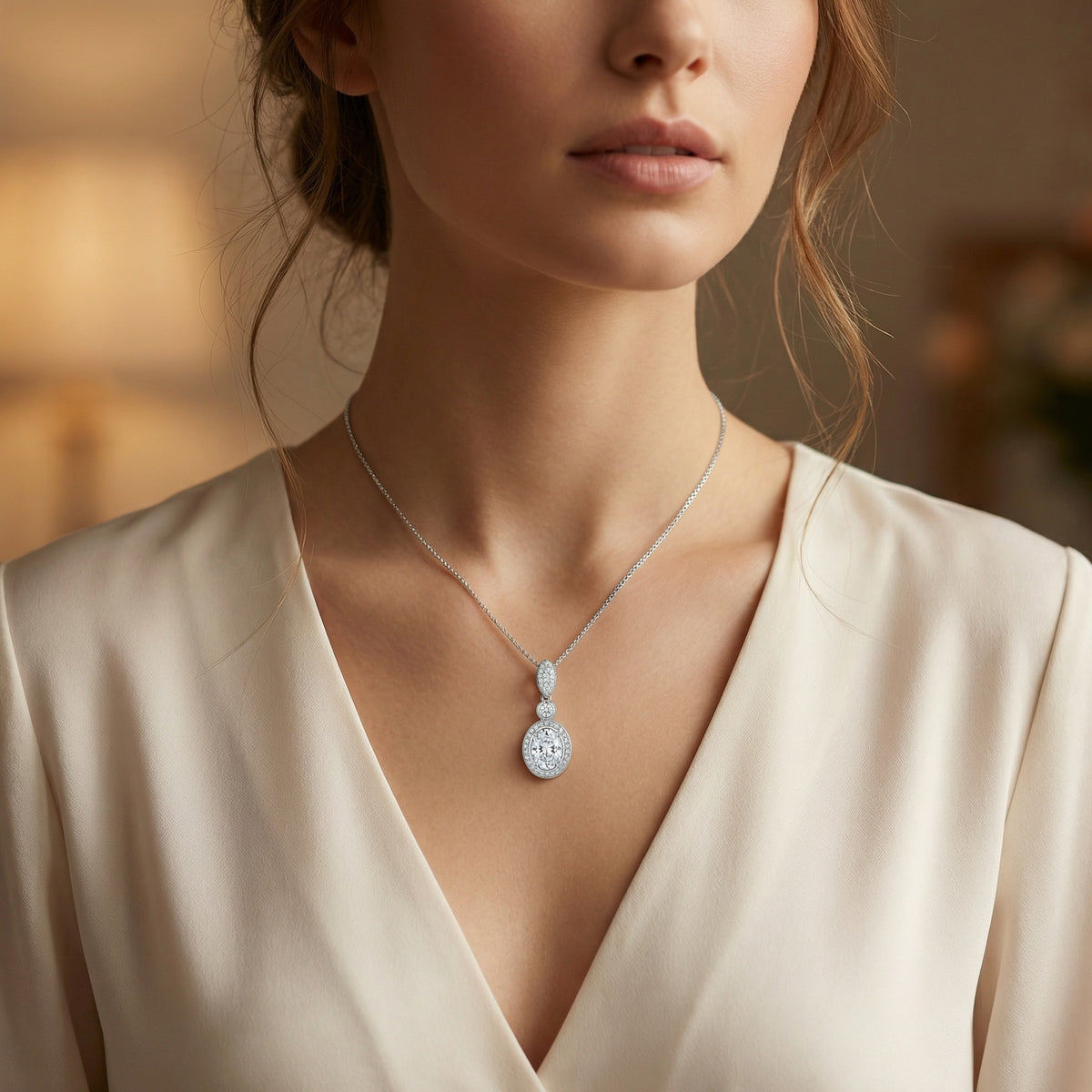 Collier triple pendentif en argent 925 — Édition Héritage — image 2
