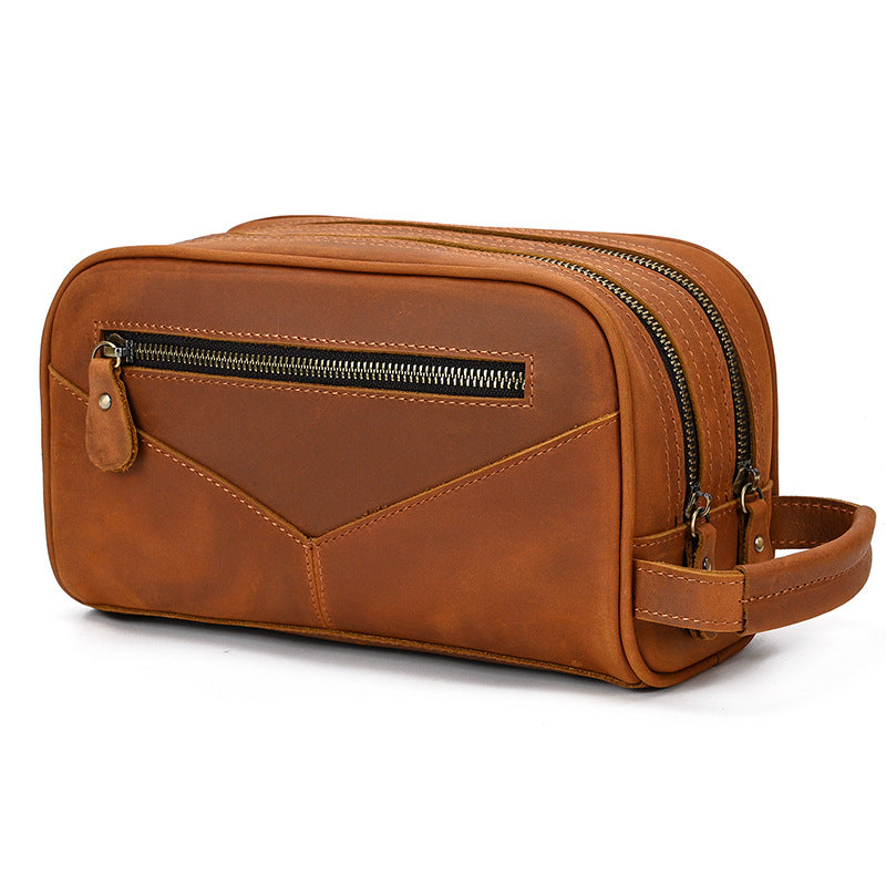 Trousse de toilette en cuir Crazy Horse — Édition Voyage — image 5