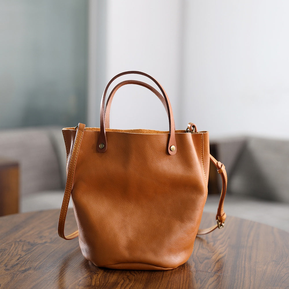 Sac bandoulière femme minimaliste en cuir — vue 4