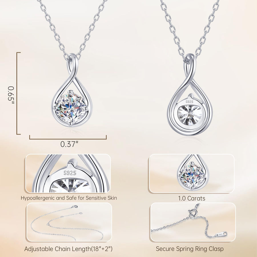 Collier Infini en moissanite S925 — Édition Signature — image 2